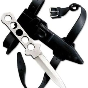 9 Inch Scuba Stainless Steel Fixed Blade Knife