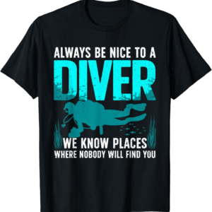 Open Water Ocean Diver Lover T-Shirt