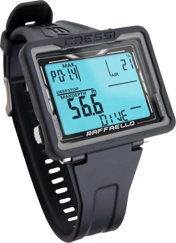 Cressi Raffaello Scuba Computer | Digital Compass Wide Screen Dive