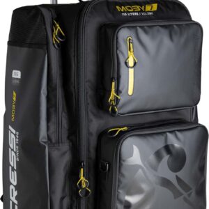Cressi Moby 7 Strong Large Capacity Roller Luggage Bag (115l)