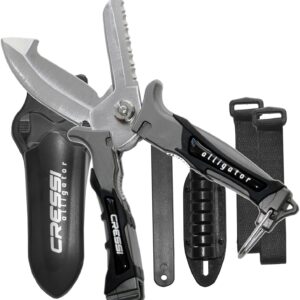 Cressi Alligator Versatile Knife-Scissors