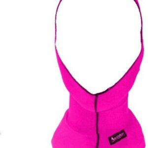 Nylon Spandex Solid Hot Pink Hood