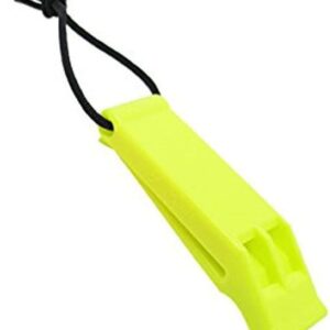 Scuba Choice Scuba Diving Safety Whistle with Lanyard in yellow