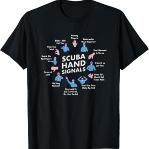 Scuba Diving Hand Signs T-Shirt